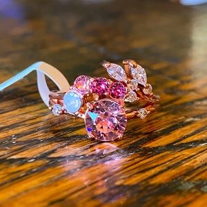Pink and Rose Gold Ring